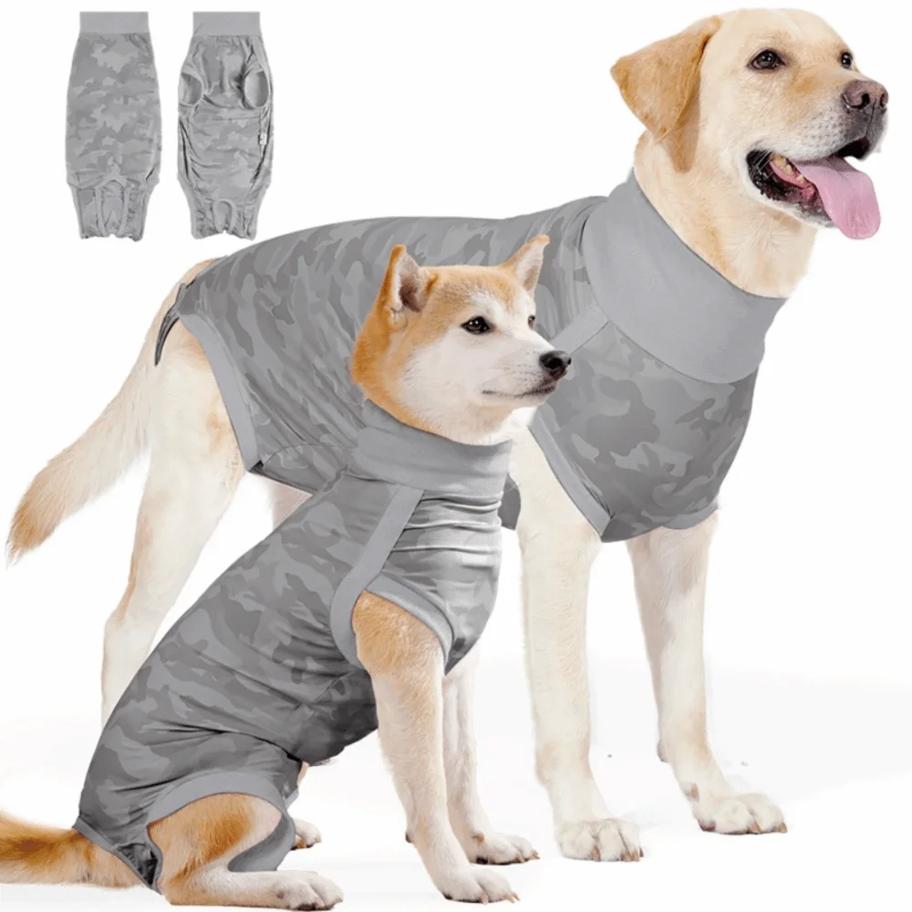 Dog Anxiety Vest - Baju Pemulihan Anjing Elastis, Baju Sterilisasi