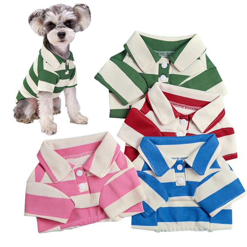 Pet Supplies Co - Kaos Polo Anjing Peliharaan Pakaian Anjing