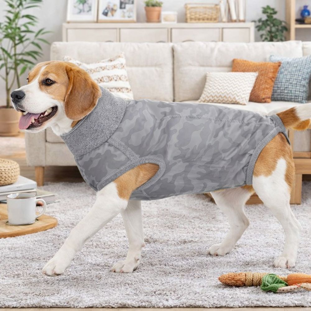 Dog Anxiety Vest - Baju Pemulihan Anjing Elastis, Baju Sterilisasi