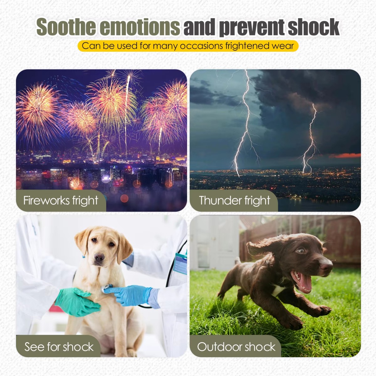 Rompi dan Mantel Anti-Kecemasa - Dog Anxiety Vest ulasan dan harga