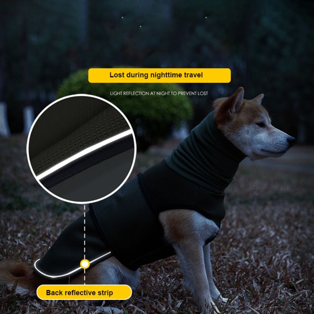 Hoodie Anjing Anti Bising Refl - Dog Anxiety Vest ulasan dan harga
