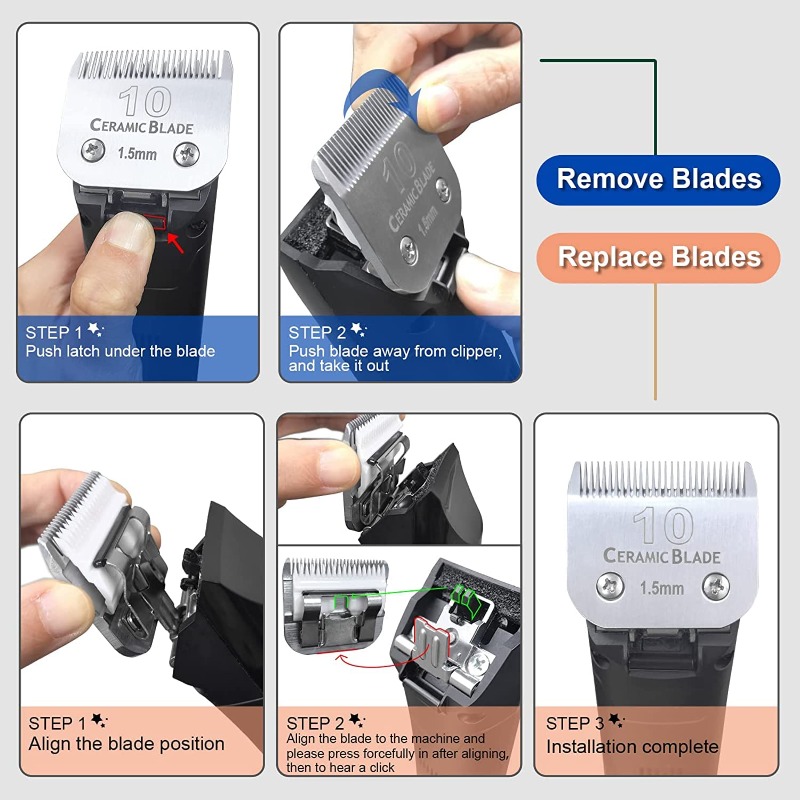 Pisau Keramik Clipper Perawata - Dog Grooming Clippers ulasan dan harga