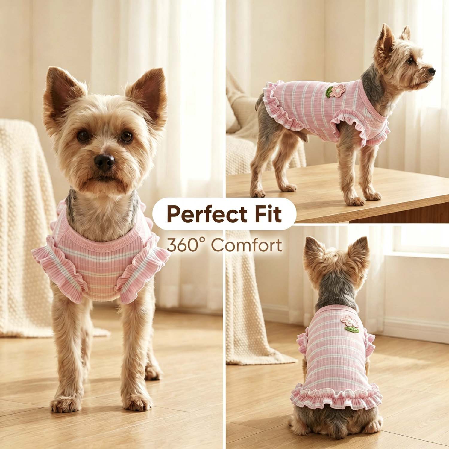 1PC Tank Top Anjing Lucu Berga - Pet Supplies Co ulasan dan harga