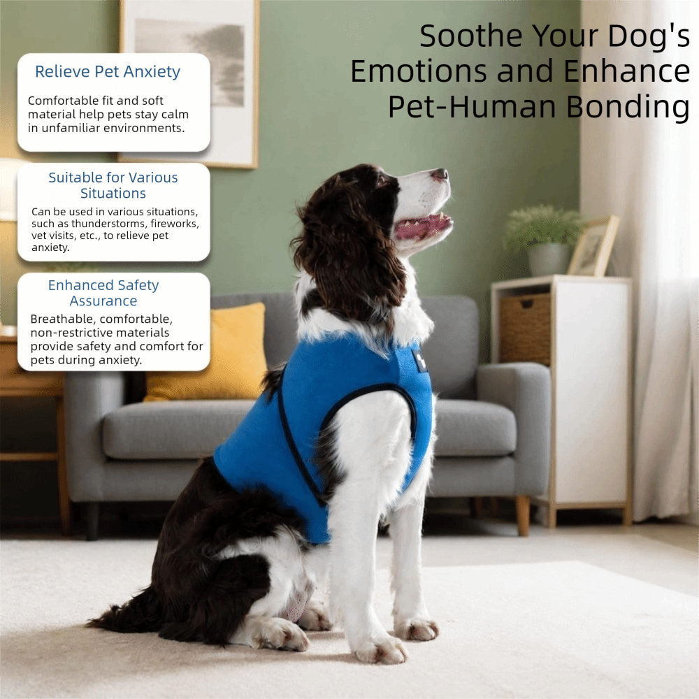 Pakaian Kenyamanan Hewan Pelih - Dog Anxiety Vest ulasan dan harga