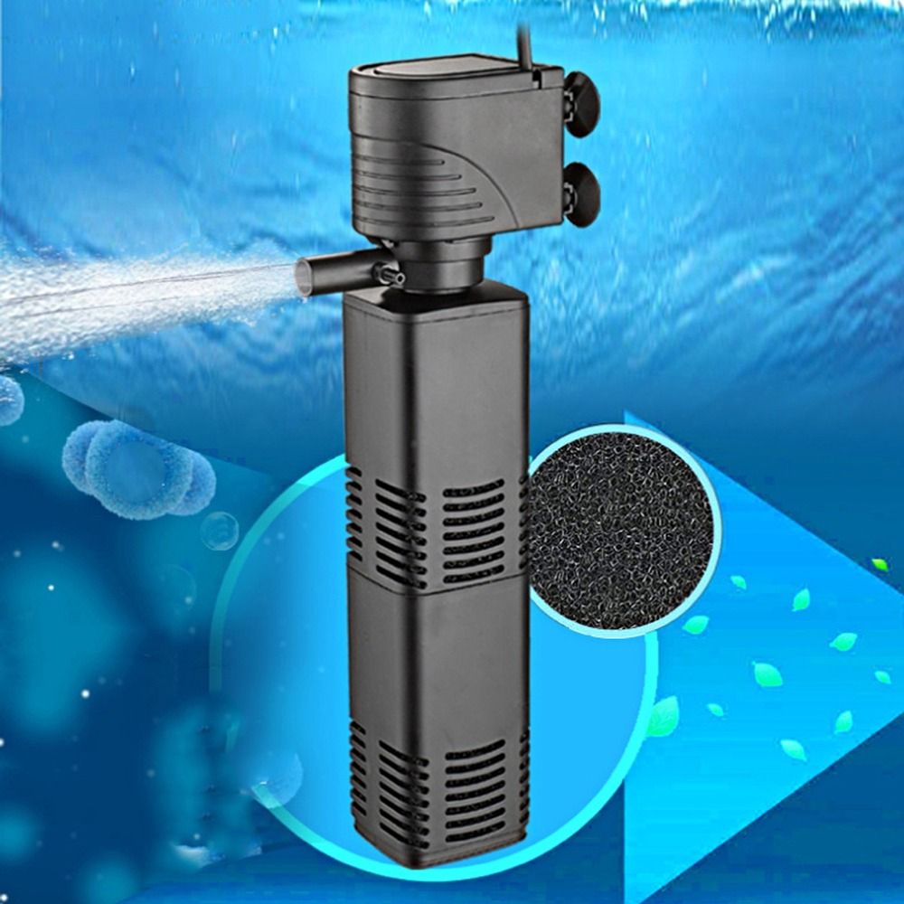 Filter Akuarium Plastik 3 in 1 - Fish Tank Filter Pump ulasan dan harga