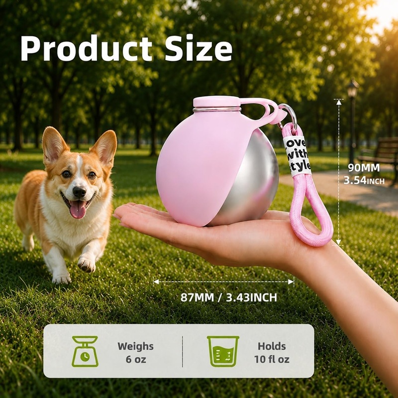 Botol Air Anjing Stainless Ste - Pet Supplies Co ulasan dan harga