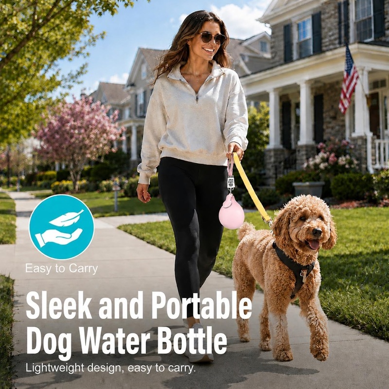 Botol Air Anjing Stainless Ste - Pet Supplies Co ulasan dan harga