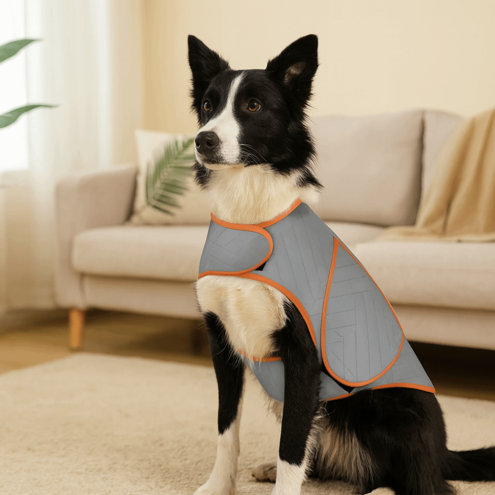 Jaket Anjing Elastis Anti Cema - Dog Anxiety Vest ulasan dan harga